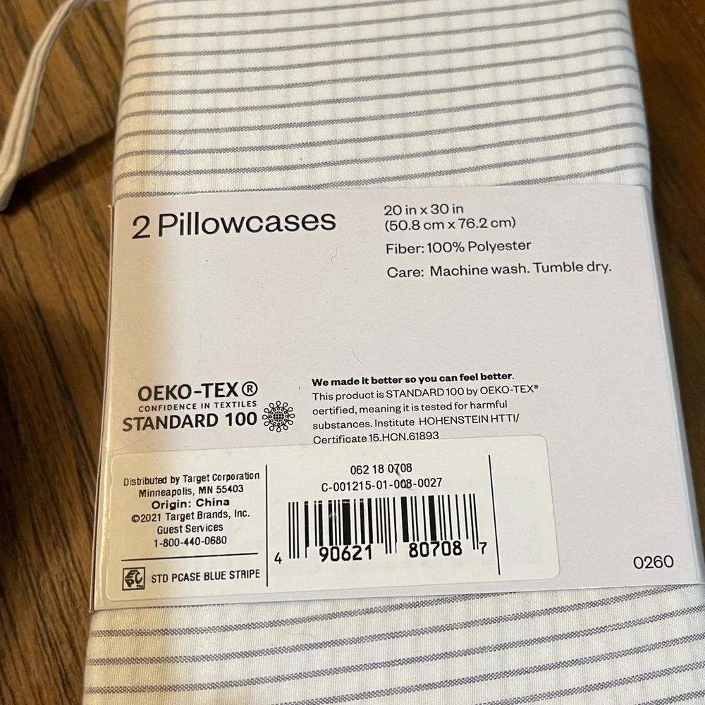 🌸 Bundle of 3 packages‎ Easy-Care Room Essentials Pillowcases NWT